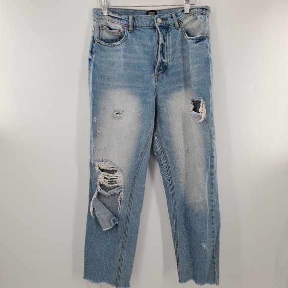 BDG Button Fly High Rise Distressed‎ Jeans Size 29 - Picture 1 of 7